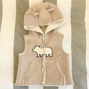 “Little Me” Sherpa Baby Vest